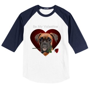 Novelty Boxer Valentine's Day Cool Gift For Doxie Lovers Gift Baseball Sleeve Shirt