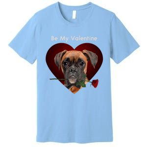 Novelty Boxer Valentine's Day Cool Gift For Doxie Lovers Gift Premium T-Shirt