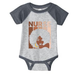 Nurse Black Woman Magic Afro Melanin Queen Black History Infant Baby Jersey Bodysuit