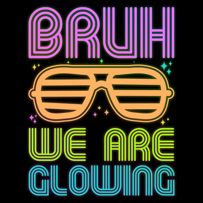 Neon Bruh We Are Glowing Impact Tech Backpack