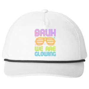 Neon Bruh We Are Glowing Snapback Five-Panel Rope Hat