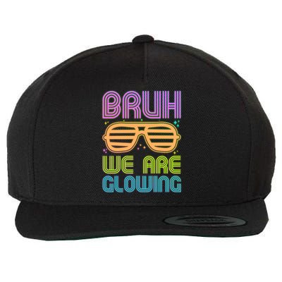 Neon Bruh We Are Glowing Wool Snapback Cap