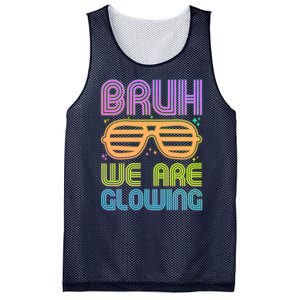 Neon Bruh We Are Glowing Mesh Reversible Basketball Jersey Tank