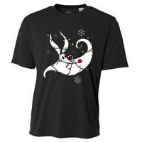 Nightmare Before Xmas Zero Christmas Lights Cooling Performance Crew T-Shirt