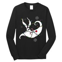 Nightmare Before Xmas Zero Christmas Lights Long Sleeve Shirt