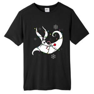 Nightmare Before Xmas Zero Christmas Lights Tall Fusion ChromaSoft Performance T-Shirt