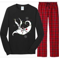 Nightmare Before Xmas Zero Christmas Lights Long Sleeve Pajama Set