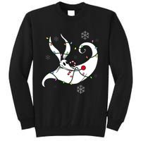 Nightmare Before Xmas Zero Christmas Lights Tall Sweatshirt