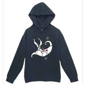 Nightmare Before Xmas Zero Christmas Lights Urban Pullover Hoodie