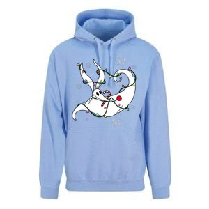 Nightmare Before Xmas Zero Christmas Lights Unisex Surf Hoodie