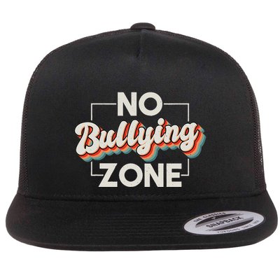 No Bullying Zone Stop Bullying And Anti Bullying Kindness Flatbill Hat