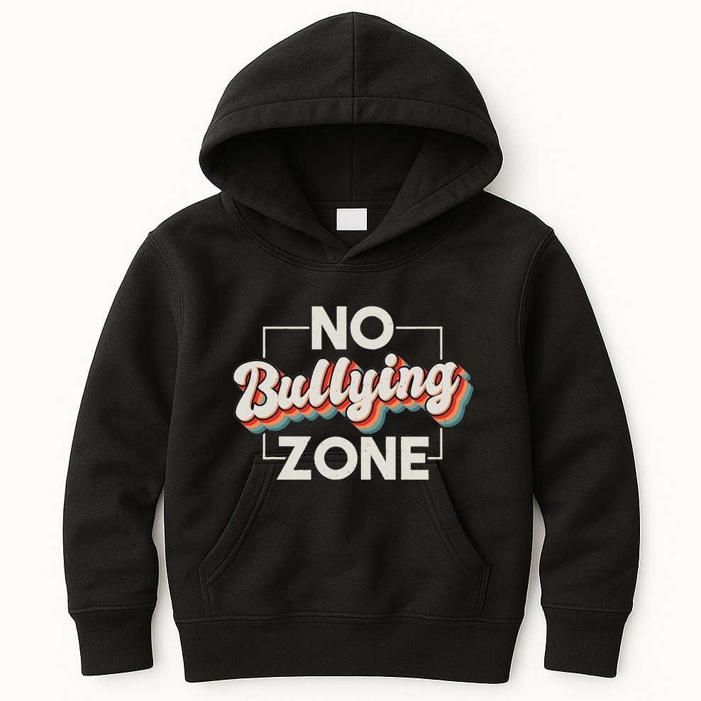No Bullying Zone Stop Bullying And Anti Bullying Kindness Kids Hoodie