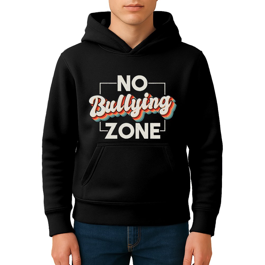 No Bullying Zone Stop Bullying And Anti Bullying Kindness Kids Hoodie