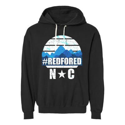 NC Red For Ed North Carolina Mountains Garment-Dyed Fleece Hoodie