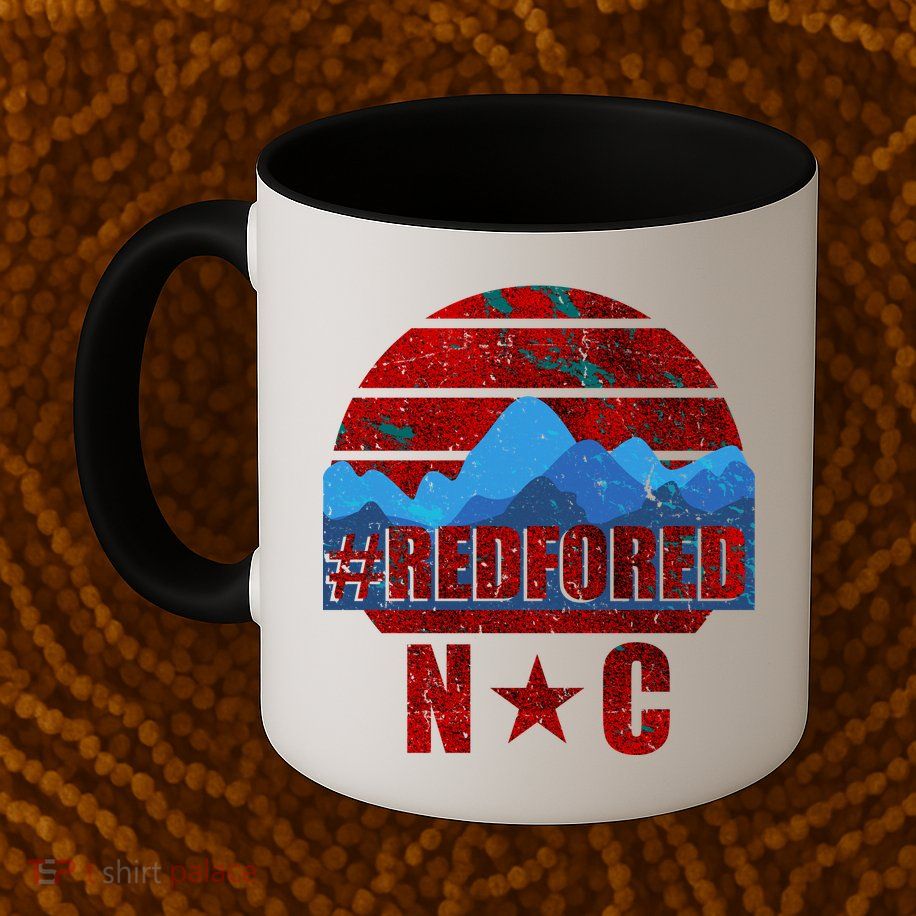 NC Red For Ed North Carolina Mountains Mug