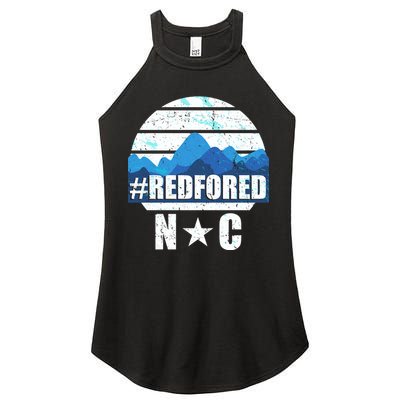 NC Red For Ed North Carolina Mountains Women's Perfect Tri Rocker Tank