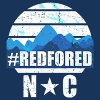 NC Red For Ed North Carolina Mountains Drawstring Bag