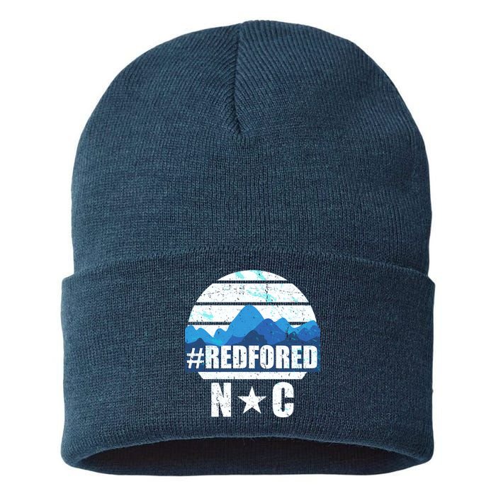 NC Red For Ed North Carolina Mountains Sustainable Knit Beanie