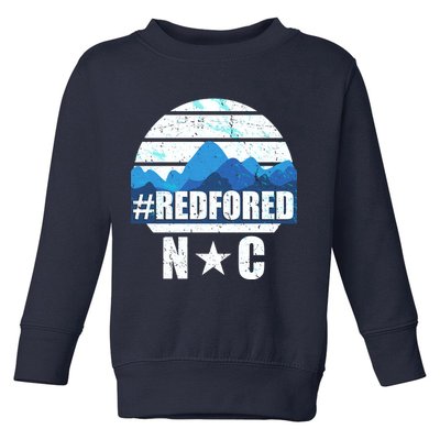NC Red For Ed North Carolina Mountains Toddler Sweatshirt