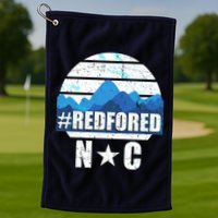 NC Red For Ed North Carolina Mountains Golf Towel