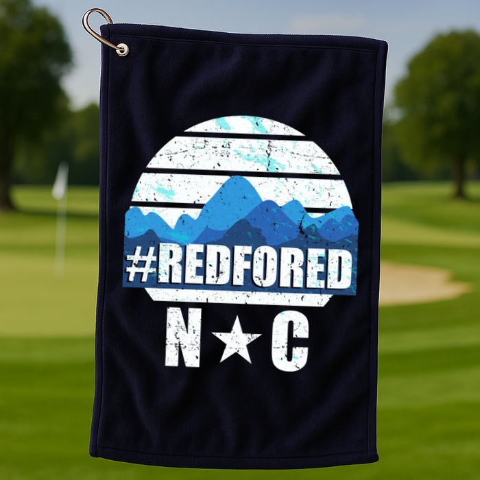NC Red For Ed North Carolina Mountains Golf Towel