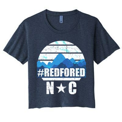 NC Red For Ed North Carolina Mountains Crop Top