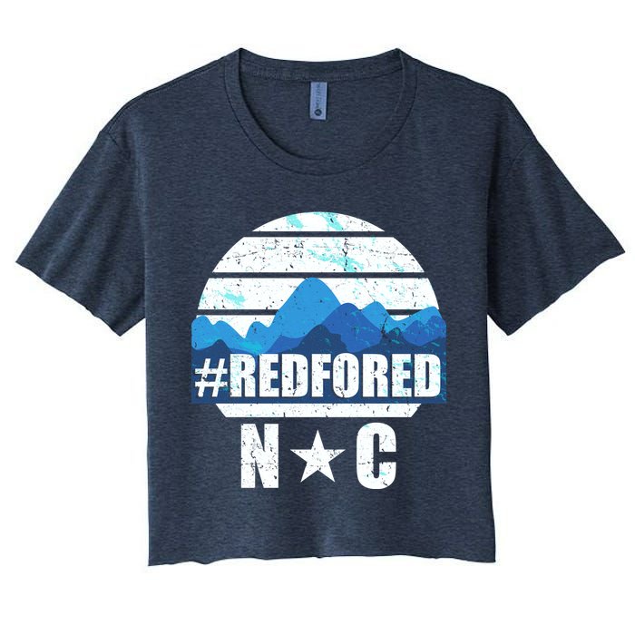 NC Red For Ed North Carolina Mountains Crop Top