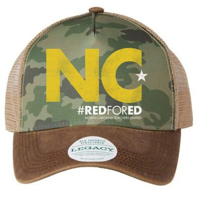 NC Star Red For Ed North Carolina Legacy Tie Dye Trucker Hat