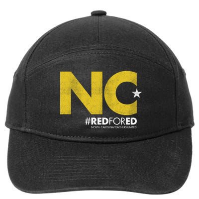 NC Star Red For Ed North Carolina 7-Panel Snapback Hat