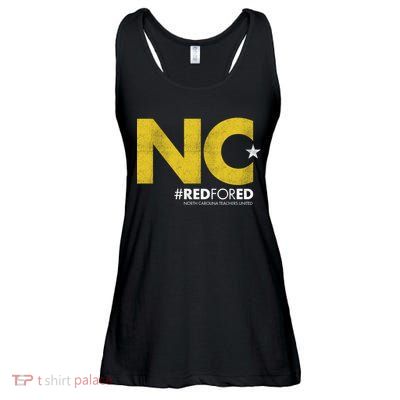 NC Star Red For Ed North Carolina Ladies Essential Flowy Tank