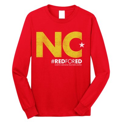 NC Star Red For Ed North Carolina Long Sleeve Shirt