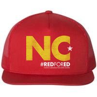 NC Star Red For Ed North Carolina Flat Bill Trucker Hat