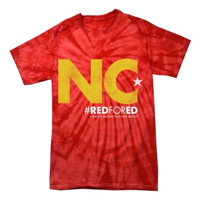 NC Star Red For Ed North Carolina Tie-Dye T-Shirt