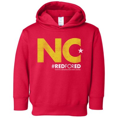 NC Star Red For Ed North Carolina Toddler Hoodie