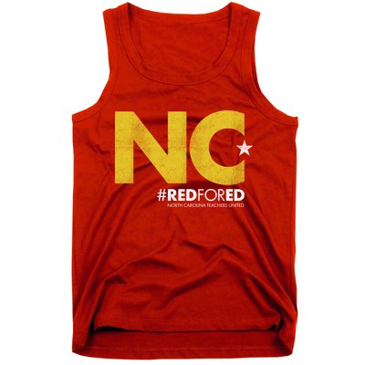 NC Star Red For Ed North Carolina Tank Top