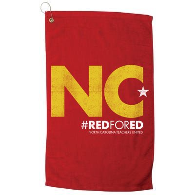 NC Star Red For Ed North Carolina Golf Towel