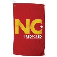 NC Star Red For Ed North Carolina Golf Towel