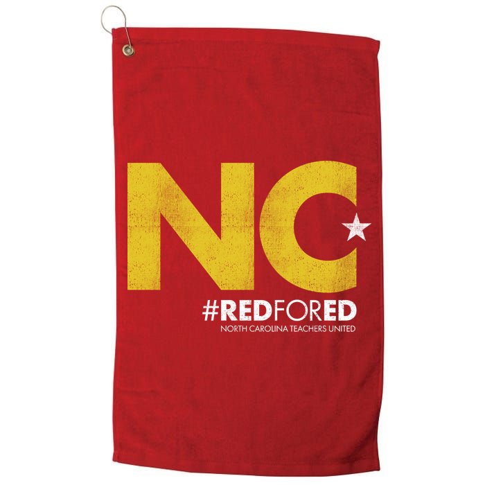 NC Star Red For Ed North Carolina Golf Towel