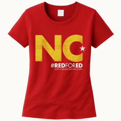 NC Star Red For Ed North Carolina Womens T-Shirt