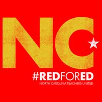 NC Star Red For Ed North Carolina Women's V-Neck T-Shirt