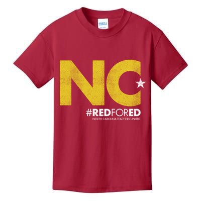 NC Star Red For Ed North Carolina Kids T-Shirt