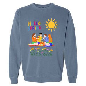 NatureS Celebration: 13th Nowruz Picnic Day Funny Gift Garment-Dyed Sweatshirt