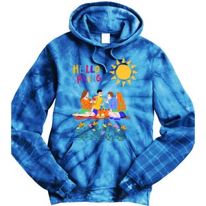 NatureS Celebration: 13th Nowruz Picnic Day Funny Gift Tie Dye Hoodie