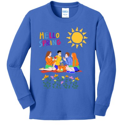 NatureS Celebration: 13th Nowruz Picnic Day Funny Gift Kids Long Sleeve Shirt