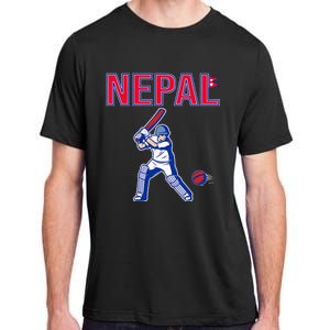 Nepal Cricket 2024 Nepal Flag Cricket Adult ChromaSoft Performance T-Shirt