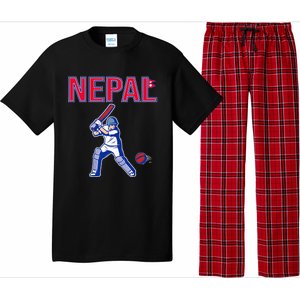 Nepal Cricket 2024 Nepal Flag Cricket Pajama Set