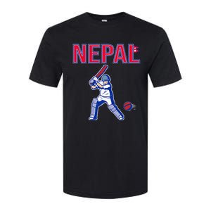 Nepal Cricket 2024 Nepal Flag Cricket Softstyle CVC T-Shirt