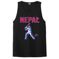 Nepal Cricket 2024 Nepal Flag Cricket PosiCharge Competitor Tank