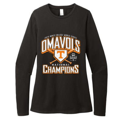 National Champs 2024 Baseball Omavols Womens CVC Long Sleeve Shirt