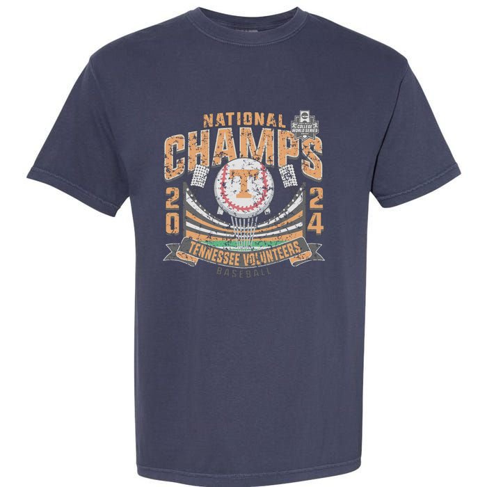 National Champs 2024 Baseball Vintage Garment-Dyed Heavyweight T-Shirt